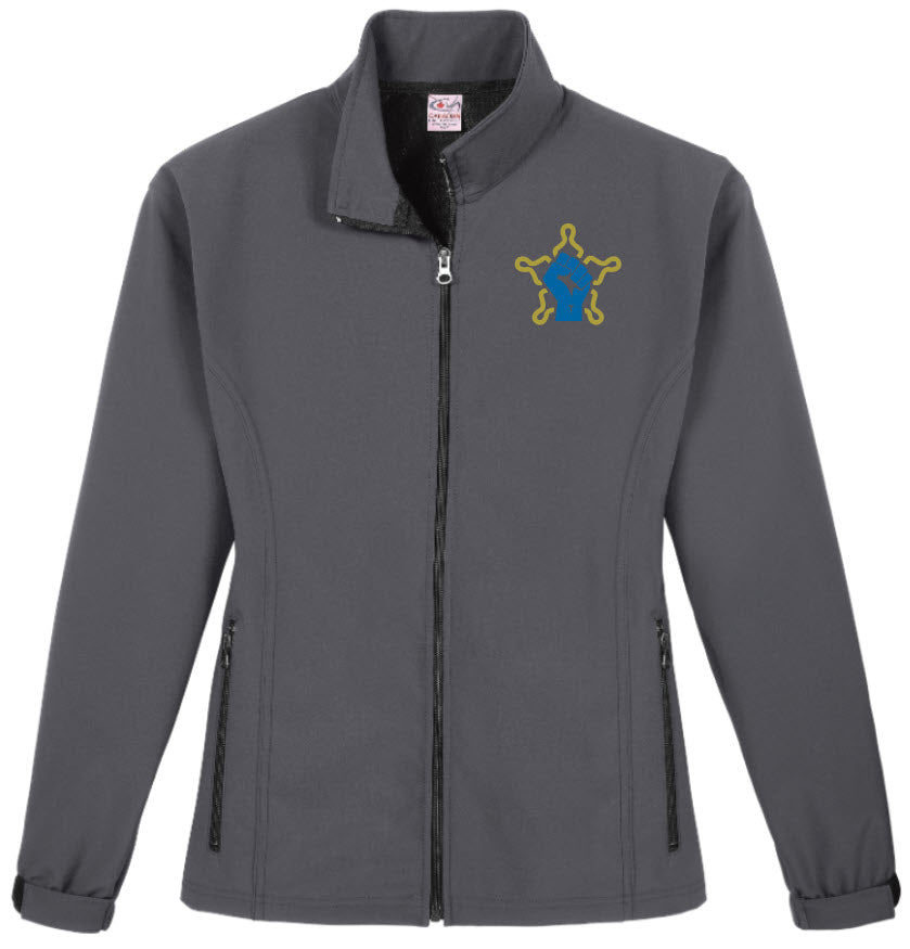 Women's Soft Shell Jacket (BCGEU fist symbol)