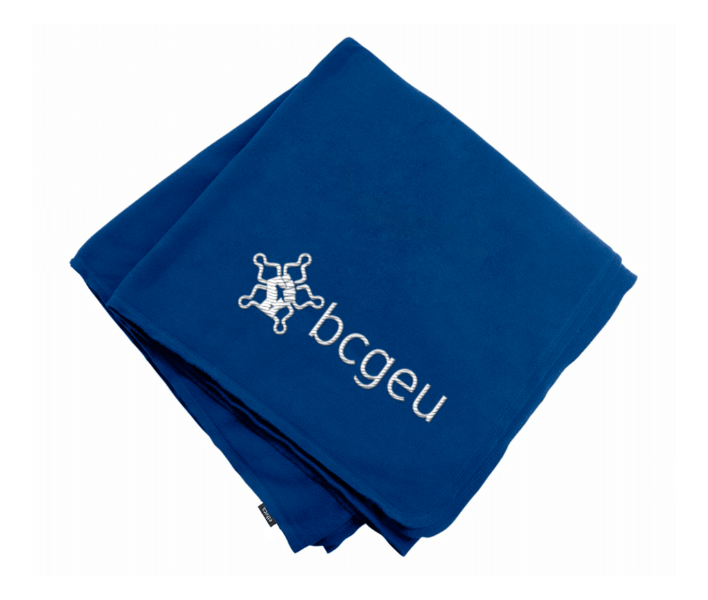 Microfleece Blanket (BCGEU fist logo)