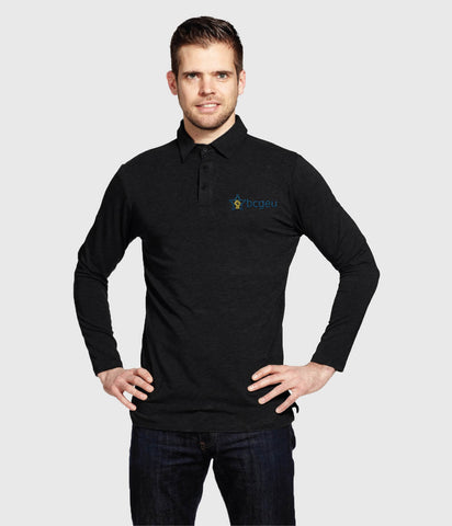 Men's raglan long sleeve T-shirt (BCGEU fist logo)