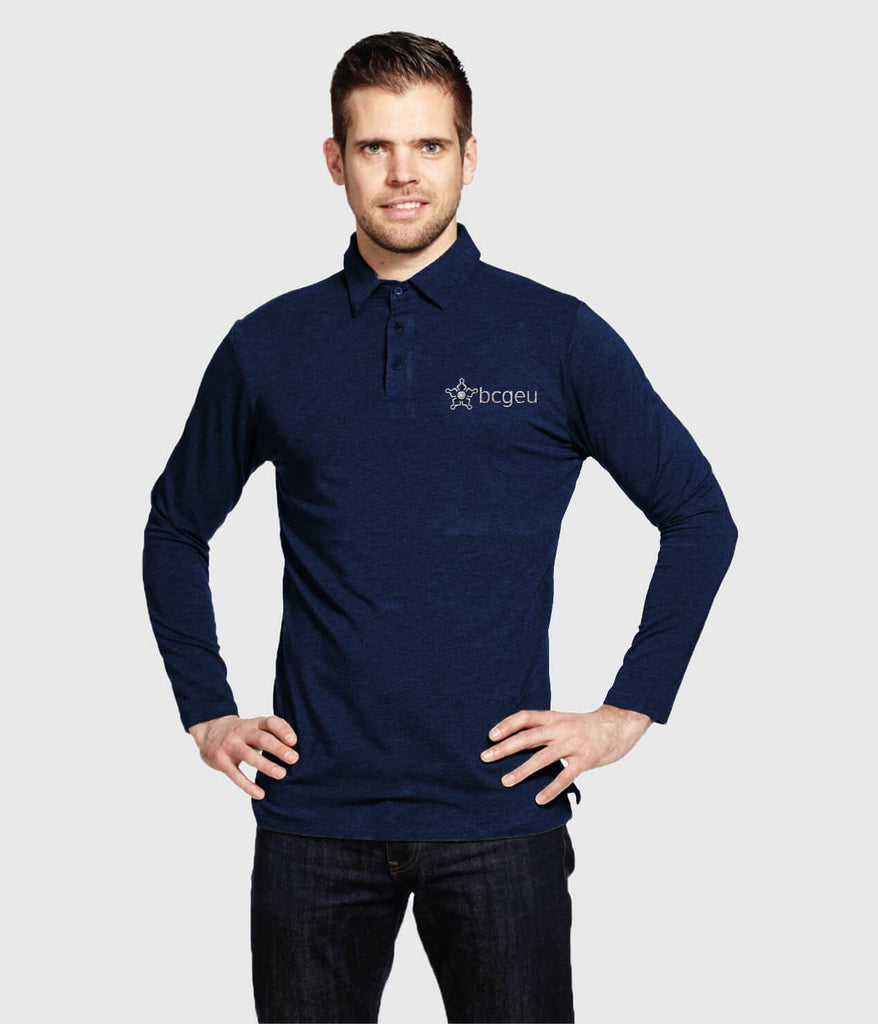 Men’s long sleeve polo