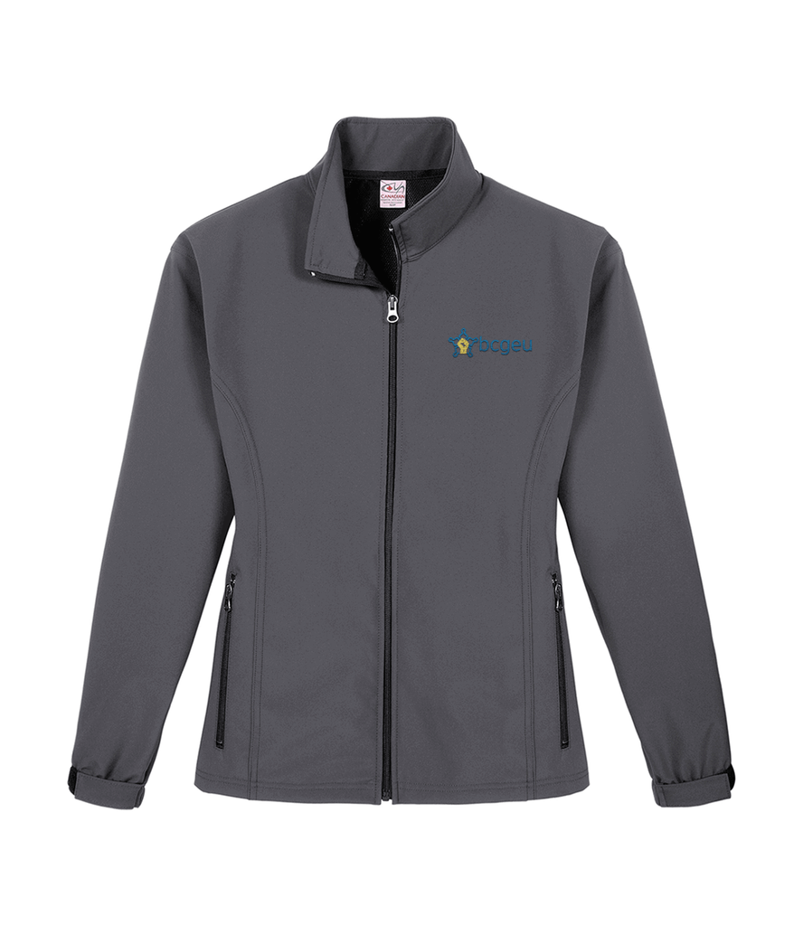 Women's Soft Shell Jacket (BCGEU fist logo)