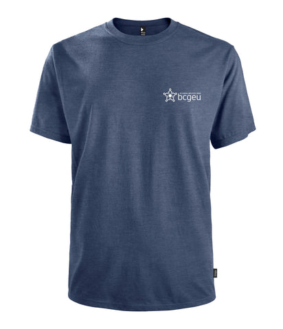 Men's V-neck T-shirt (BCGEU fist logo)